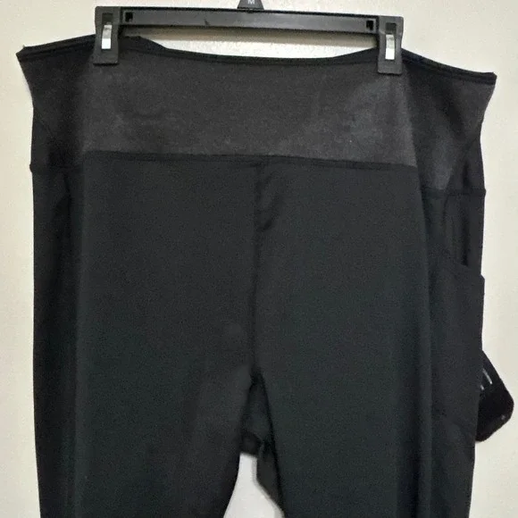 Tommie Copper Women's Capris 4XL Black Compression Back Support Belt Activewear - Picture 7 of 13